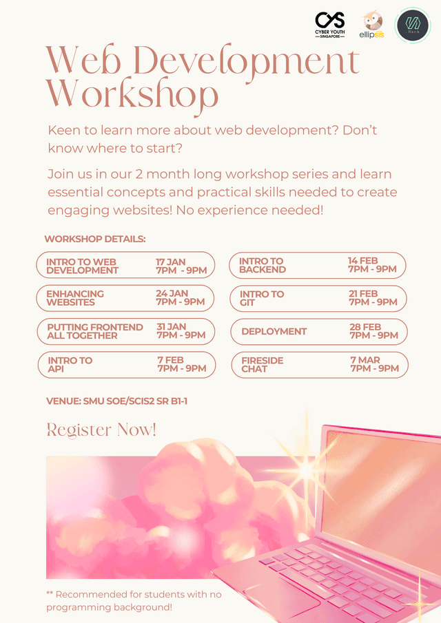 CYC x .HACK Web Development series (AY24/25)